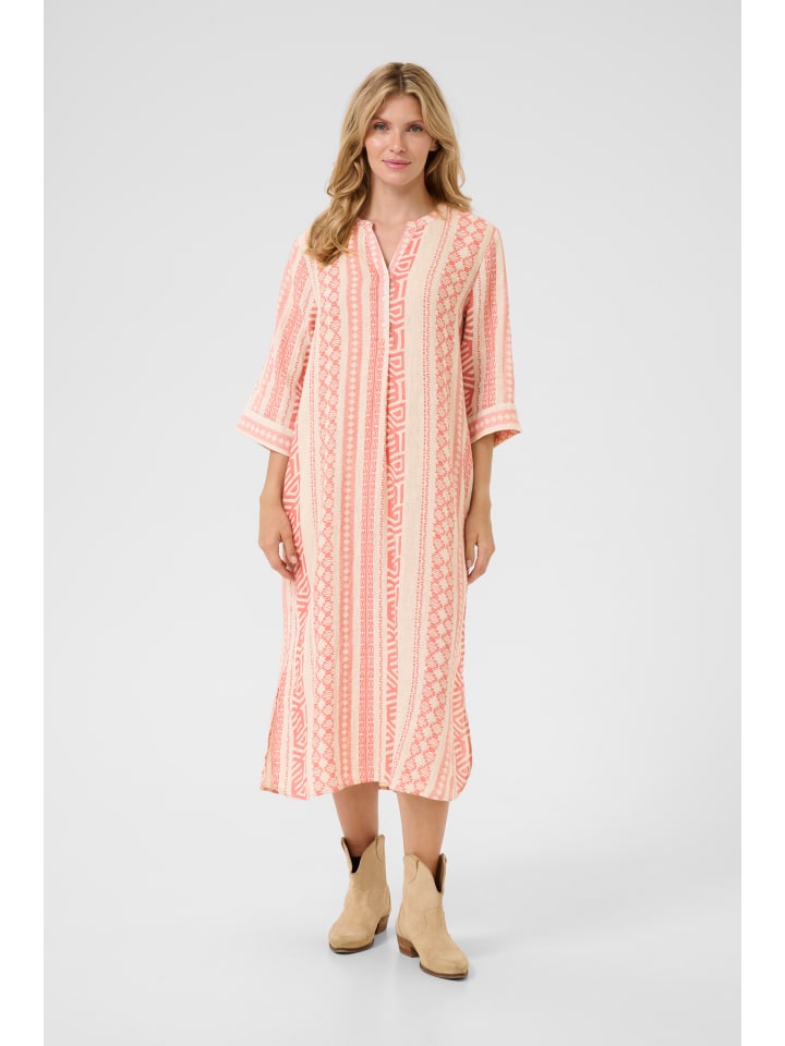 

Платье CRBellis прямого кроя в цвете Ethnic Geo Porcelain Rose Cream