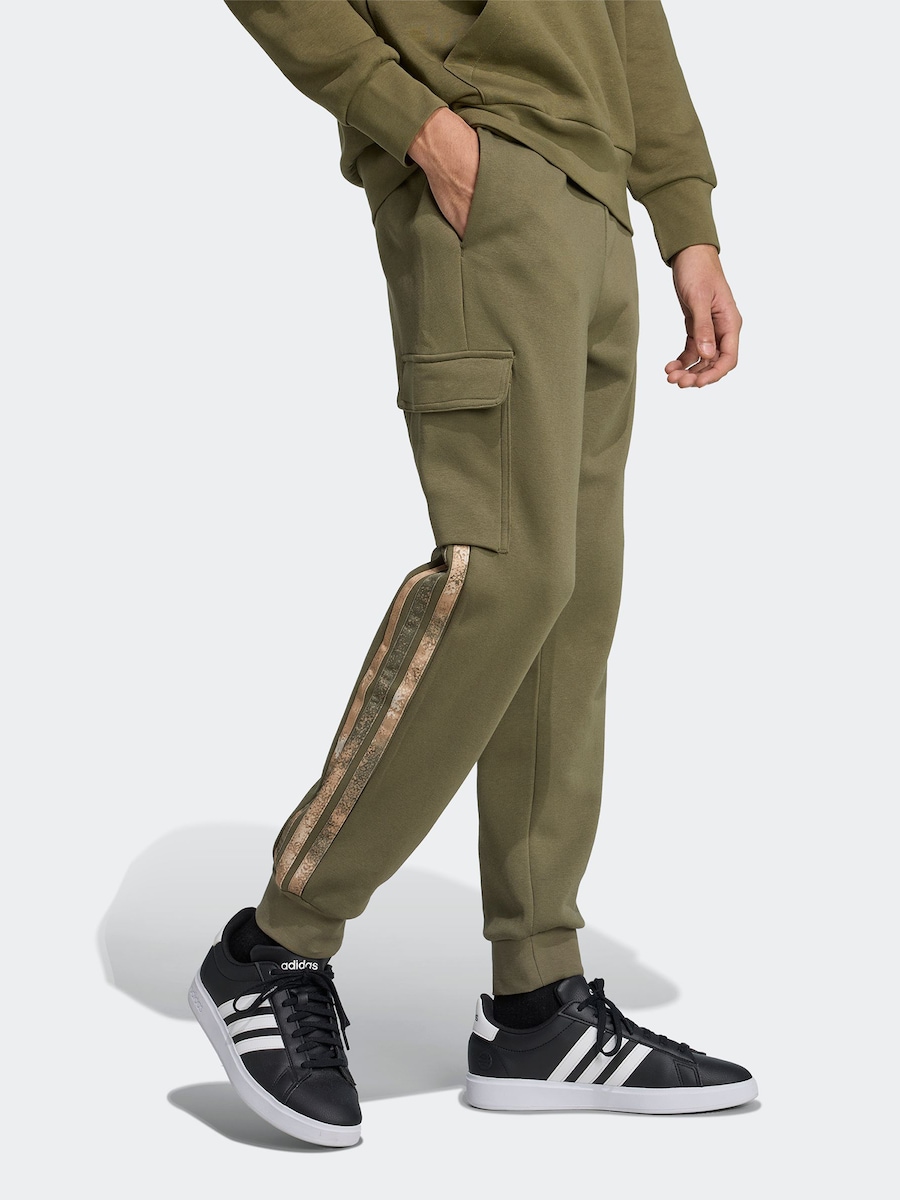 Зауженные спортивные брюки ADIDAS SPORTSWEAR SEA, оливковый — фото 2