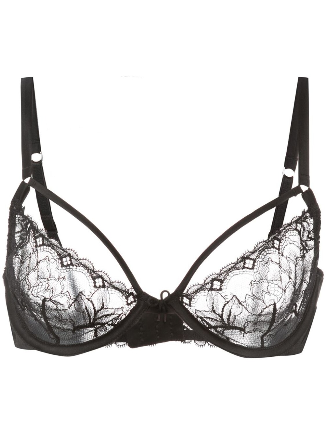 

Fleur Du Mal кружевной бюстгальтер Gardenia, черный