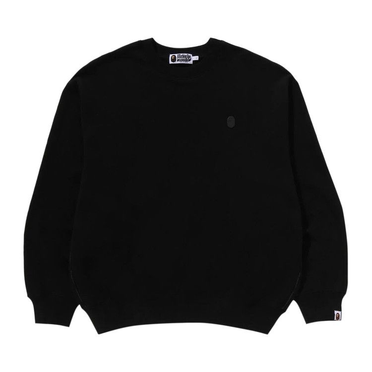 

Толстовка BAPE One Point Relaxed Fit Crewneck Sweatshirt, Black