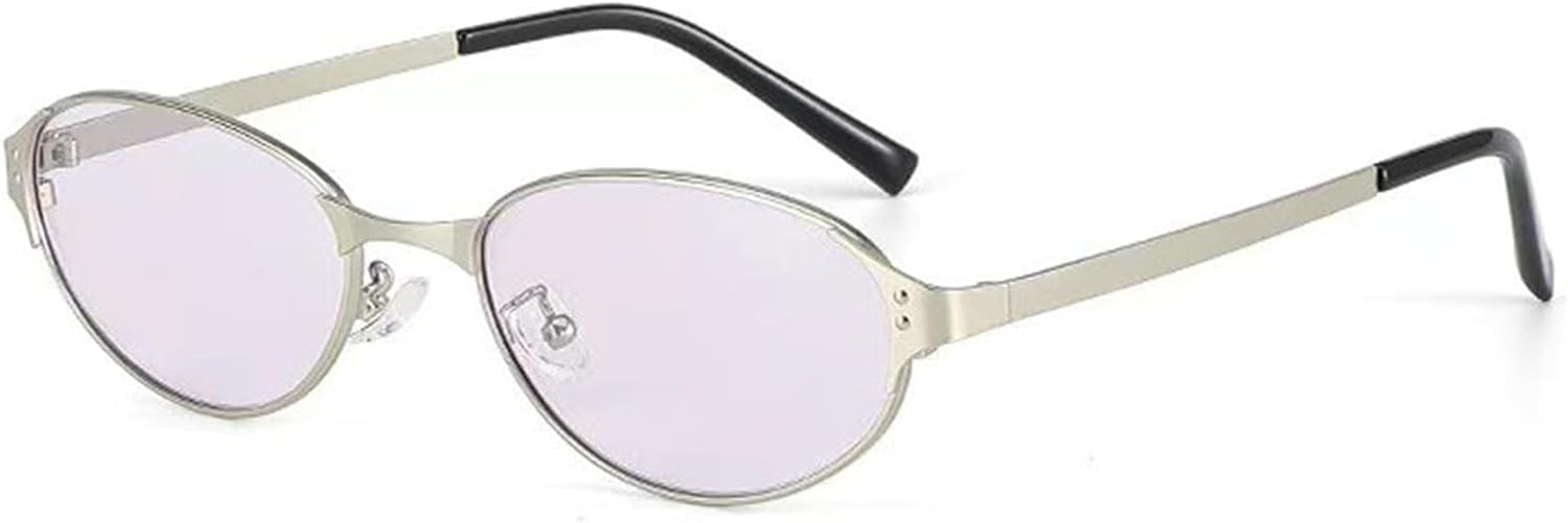 

Солнцезащитные очки Willochra в маленькой металлической оправе овальной формы для женщин, модные роскошные очки «кошачий глаз», винтажные солнцезащитные очки для мужчин, C3