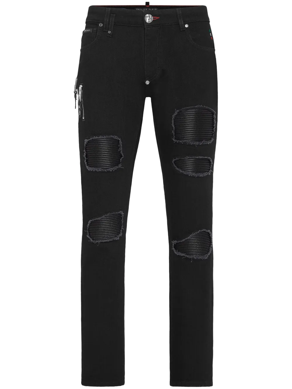 

Узкие джинсы Rock Star Philipp Plein, черный