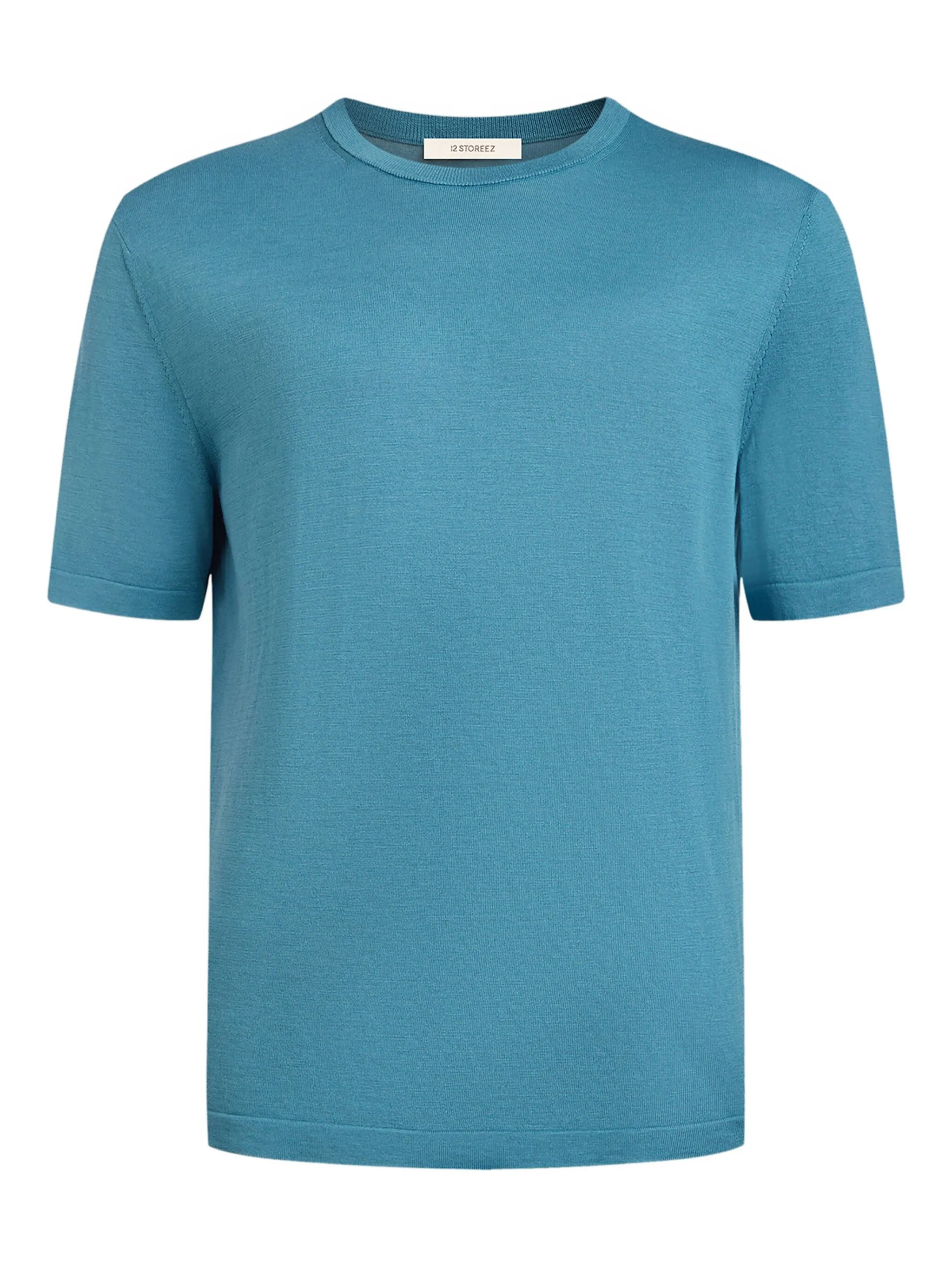 

Футболка из смесового шелка 12 Storeez, синий