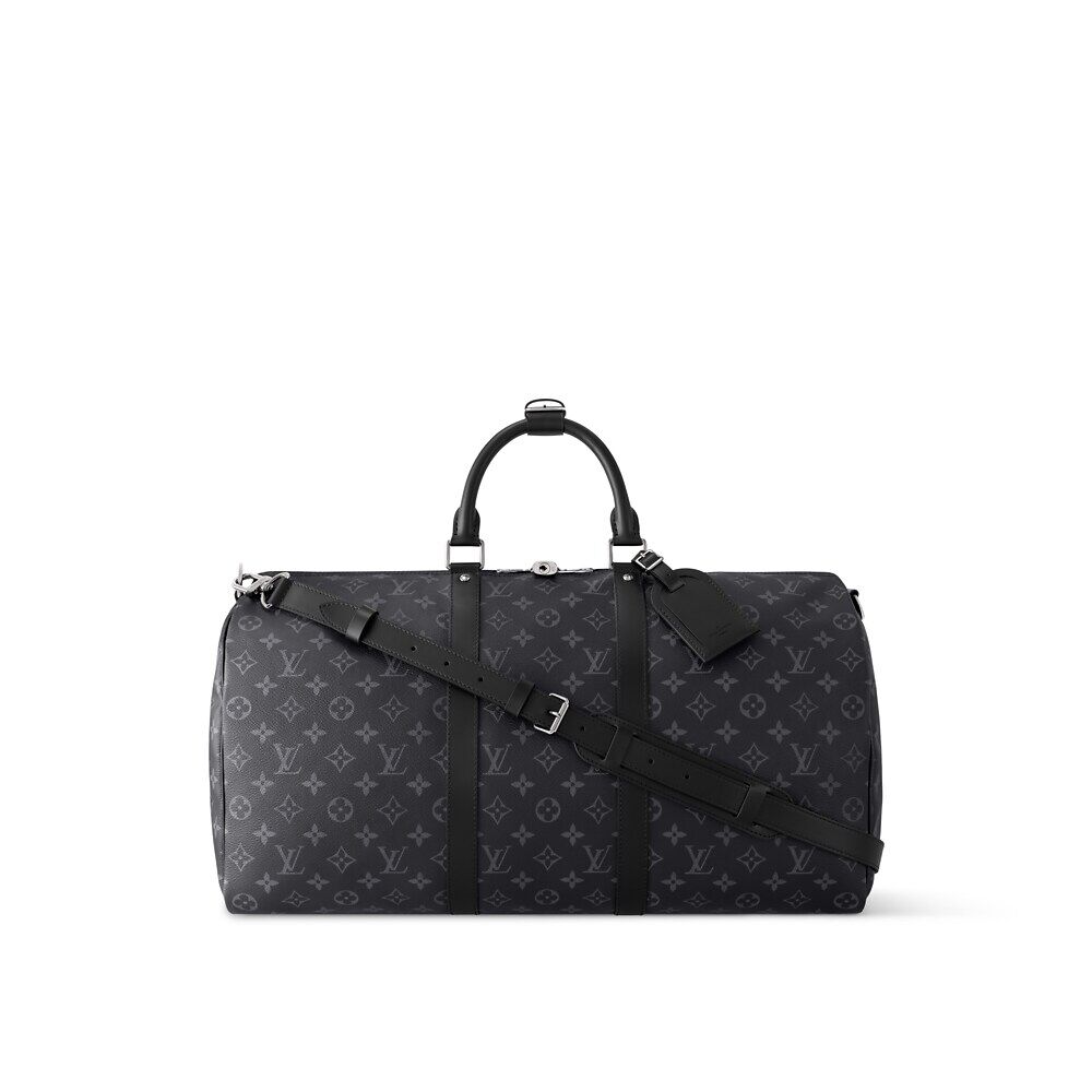 

Сумка Keepall Bandoulière 50 Louis Vuitton, серый