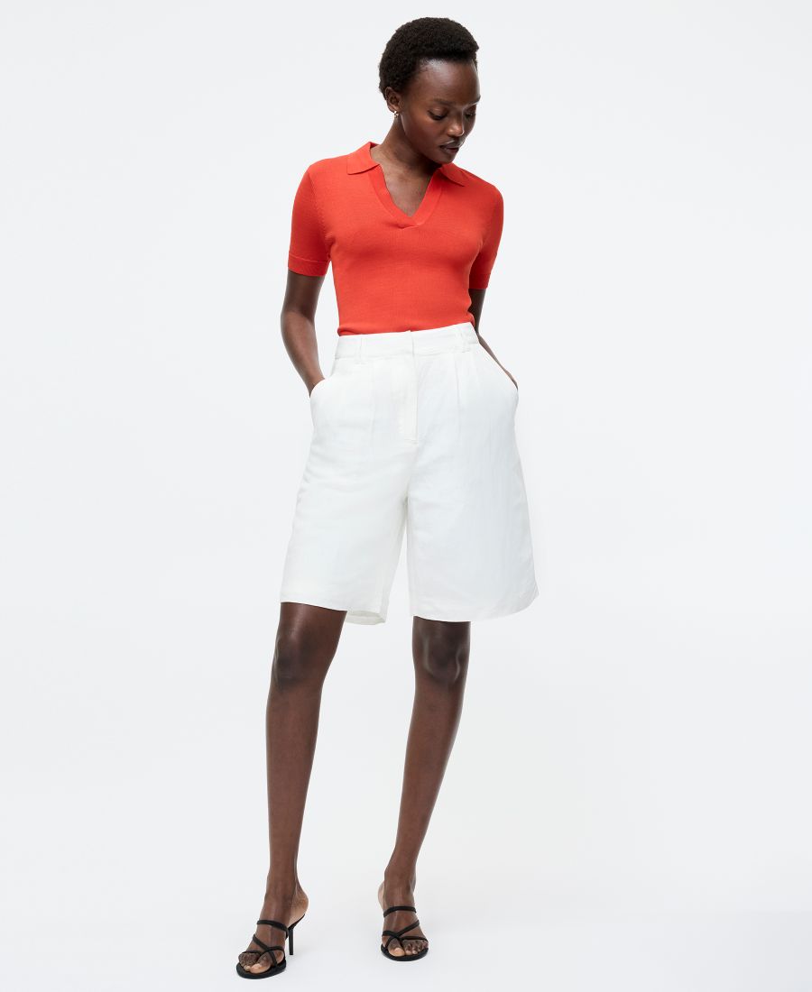 

Женская поло-рубашка Sergio с коротким рукавом French Connection, Miami Orange