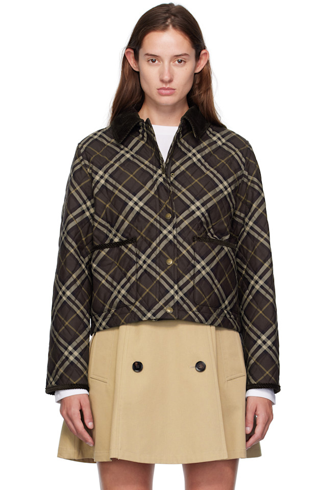 

Burberry Коричнево-Серая куртка Олдхэм