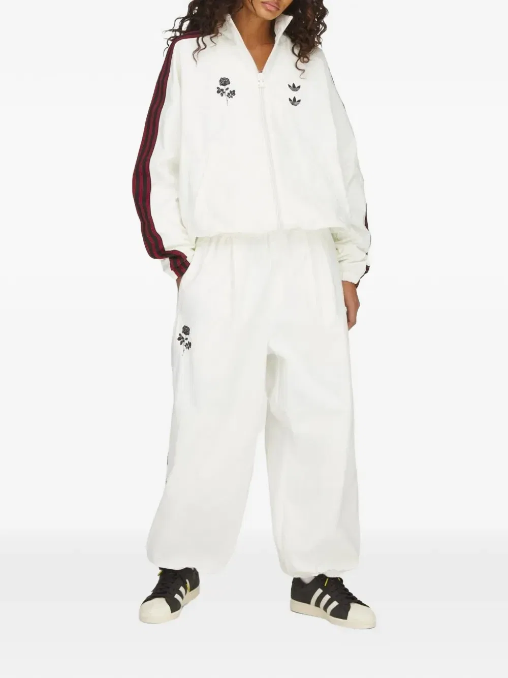X Вилли Чаваррия тканая куртка Adidas, белый — фото 2