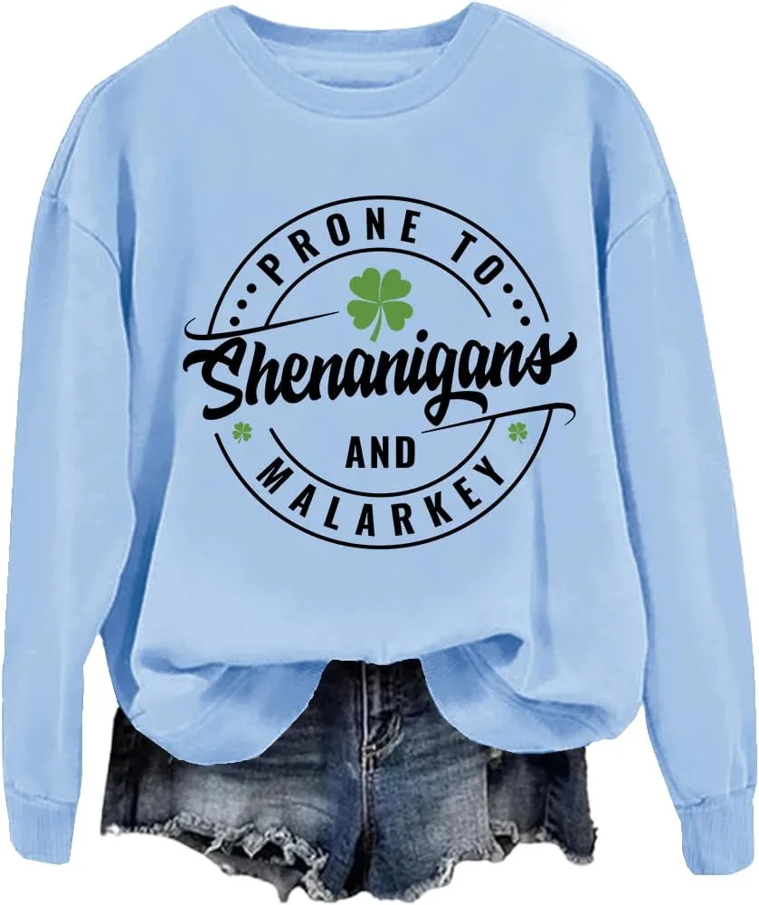 

Свитшот Prone To Shenanigans And Malarkey FITKEYS