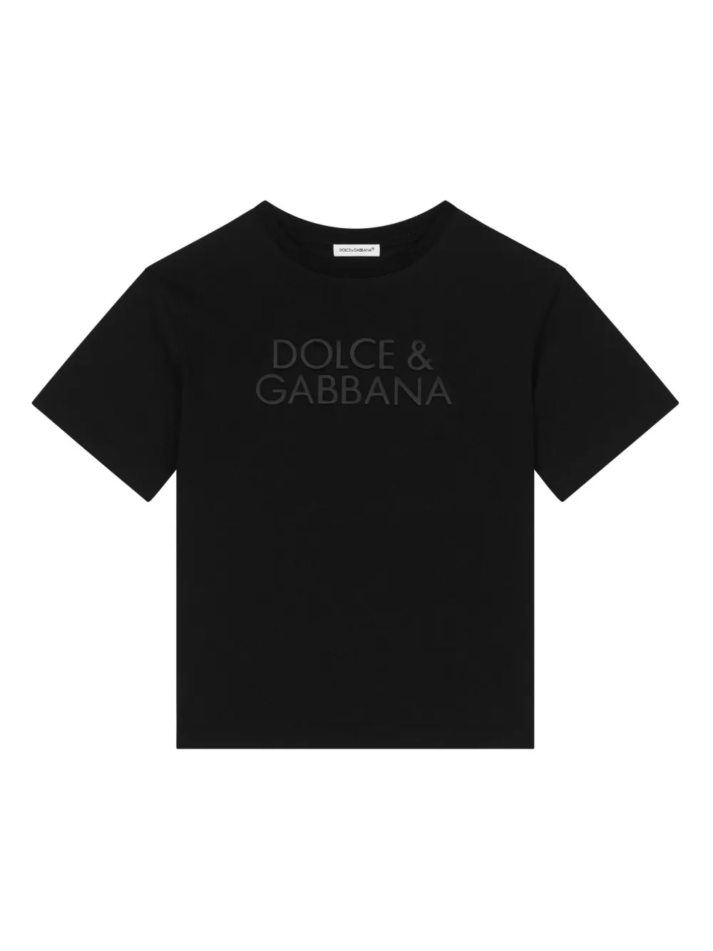 

Футболка с логотипом Dolce & Gabbana Kids, черный