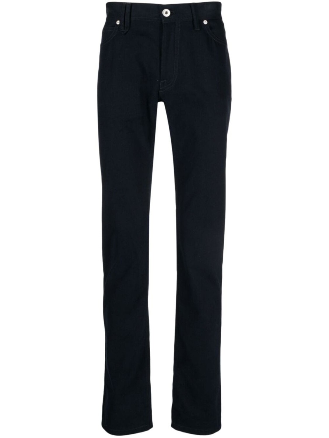 

Brioni прямые брюки с логотипом, синий