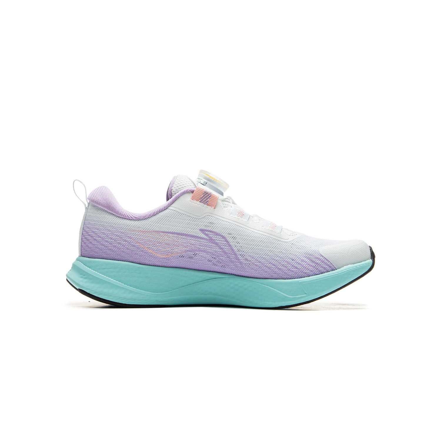 LINING YOUNG Беговые амортизирующие поддерживающие детские кроссовки Standard White/Vero Rose Purple Kids' — фото 3