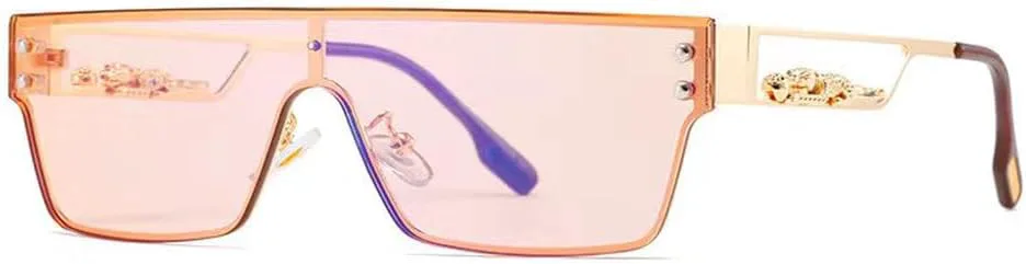 

Популярные модные солнцезащитные очки большого размера для мужчин и женщин, с крупной оправой, градиентные, прозрачные, цельные, UV400, SUN2760 Generic, 6