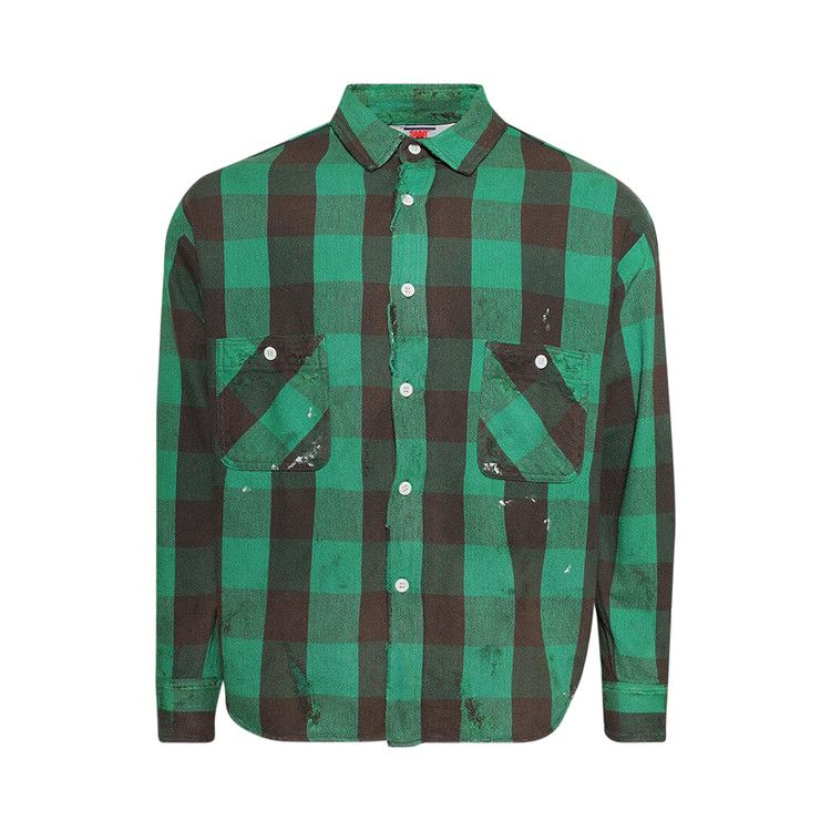 

Рубашка Saint Michael Flannel Shirt, Green