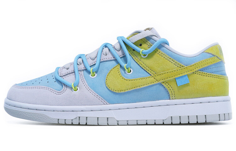

Кроссовки для скейтбординга Dunk мужские с низким верхом, синие/желтые Nike, Синий, Кроссовки для скейтбординга Dunk мужские с низким верхом, синие/желтые Nike