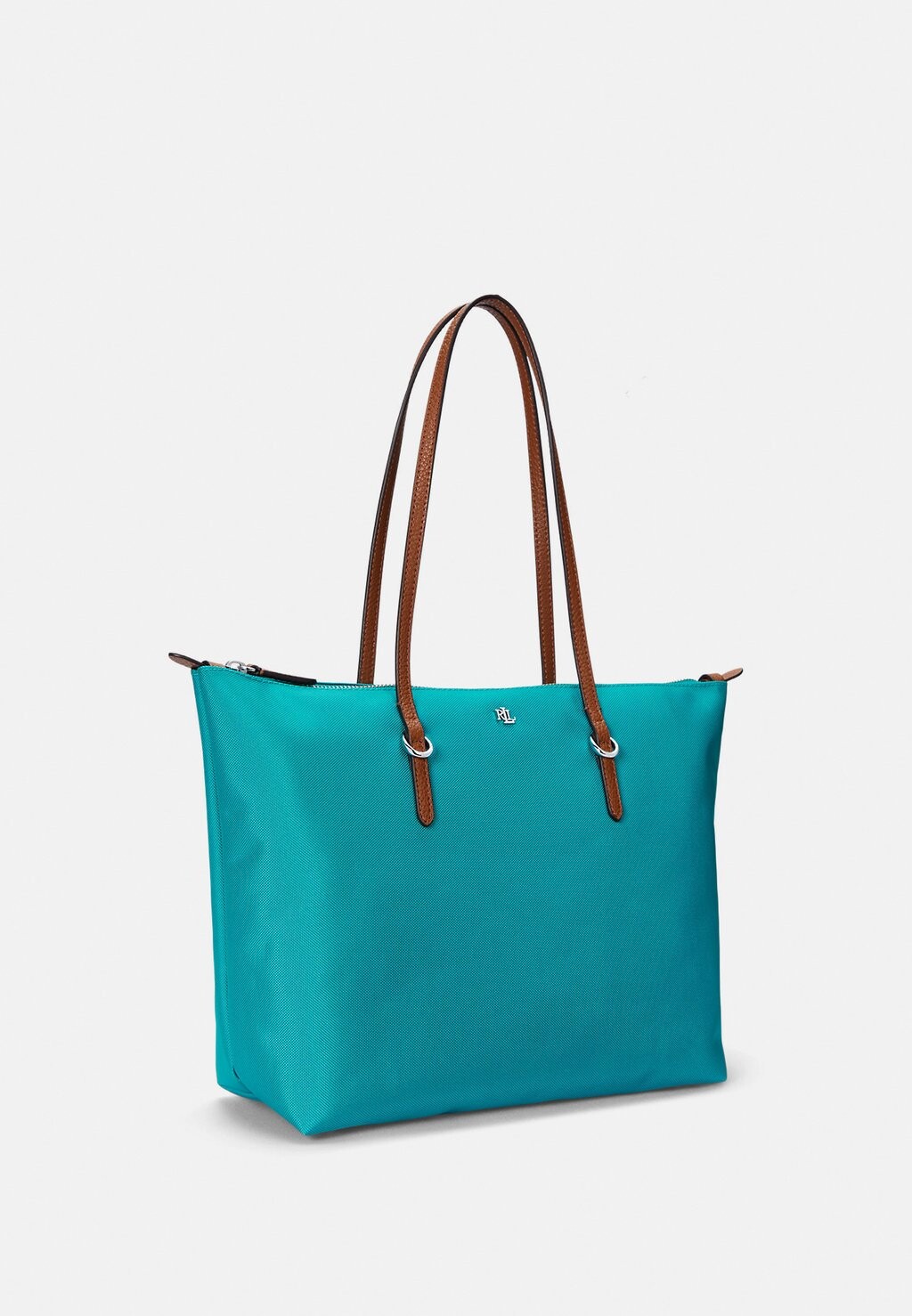 

Сумка MEDIUM KEATON TOTE BAG Ralph Lauren, цвет Bright Turquoise Sky/Tan