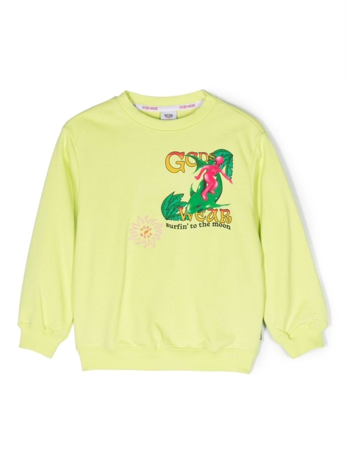 

Gcds Kids толстовка с графичным принтом, зеленый