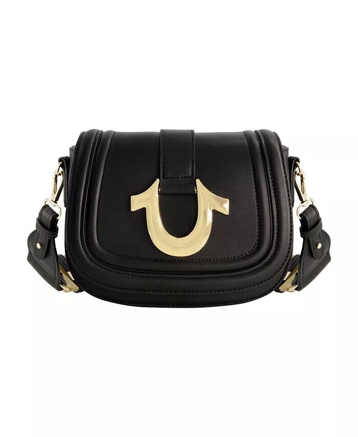 

Седельная сумка с золотой фурнитурой True Religion, черный