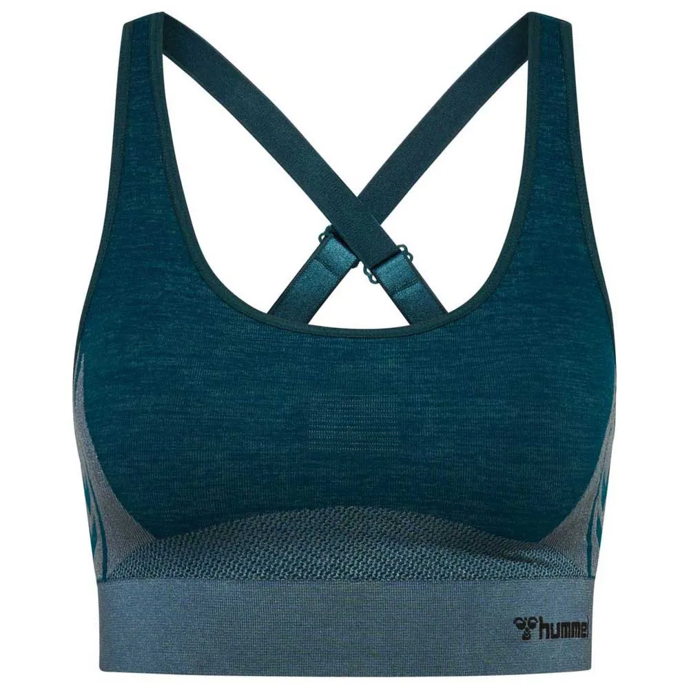 

Футболка без рукавов спортивная Hummel Cleaa Sports seamless, синий
