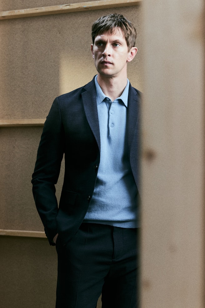 

Куртка облегающего кроя H&M, синий