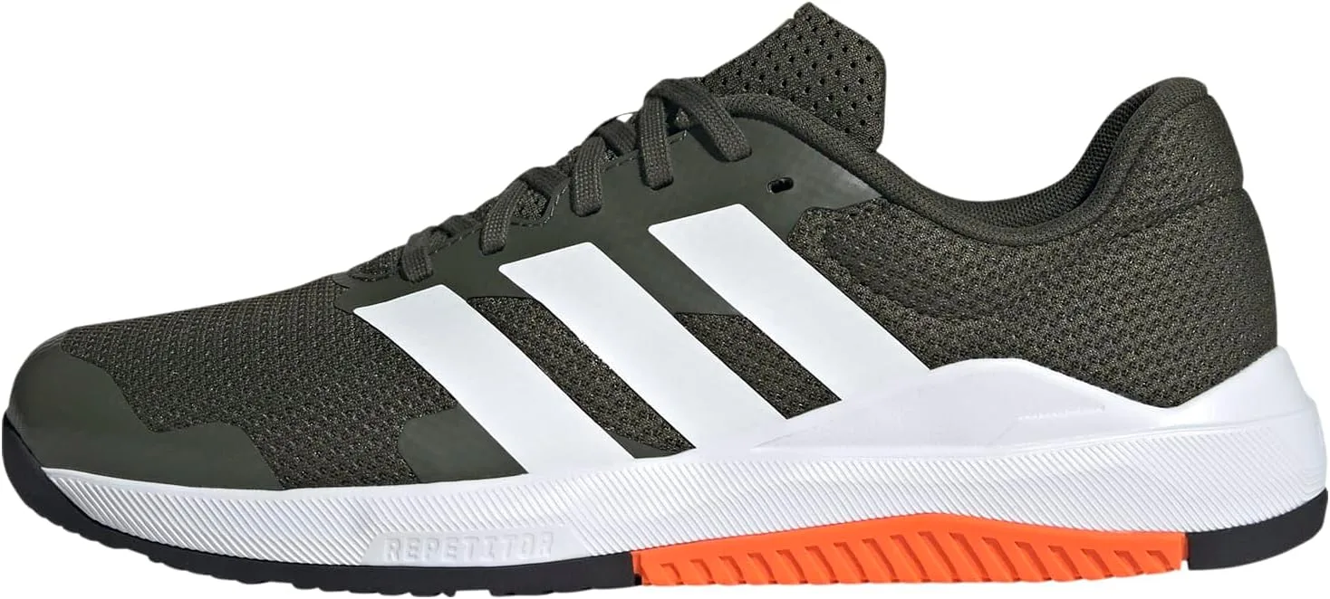 Мужские тренировочные кроссовки Adidas Dropset Base, белый/оранжевый