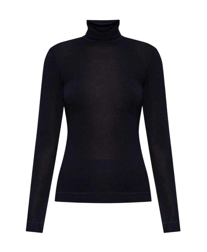 

Свитер с длинными рукавами и высоким воротником Hanro, черный