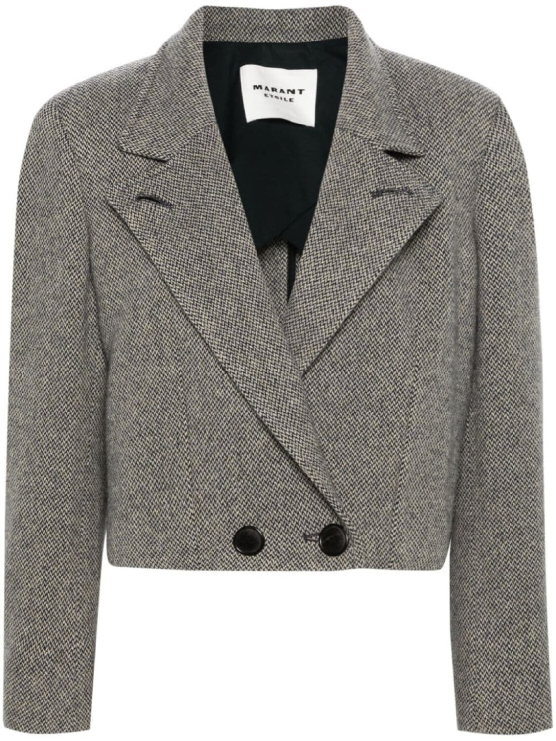

MARANT ÉTOILE двубортный пиджак Cassidy, черный