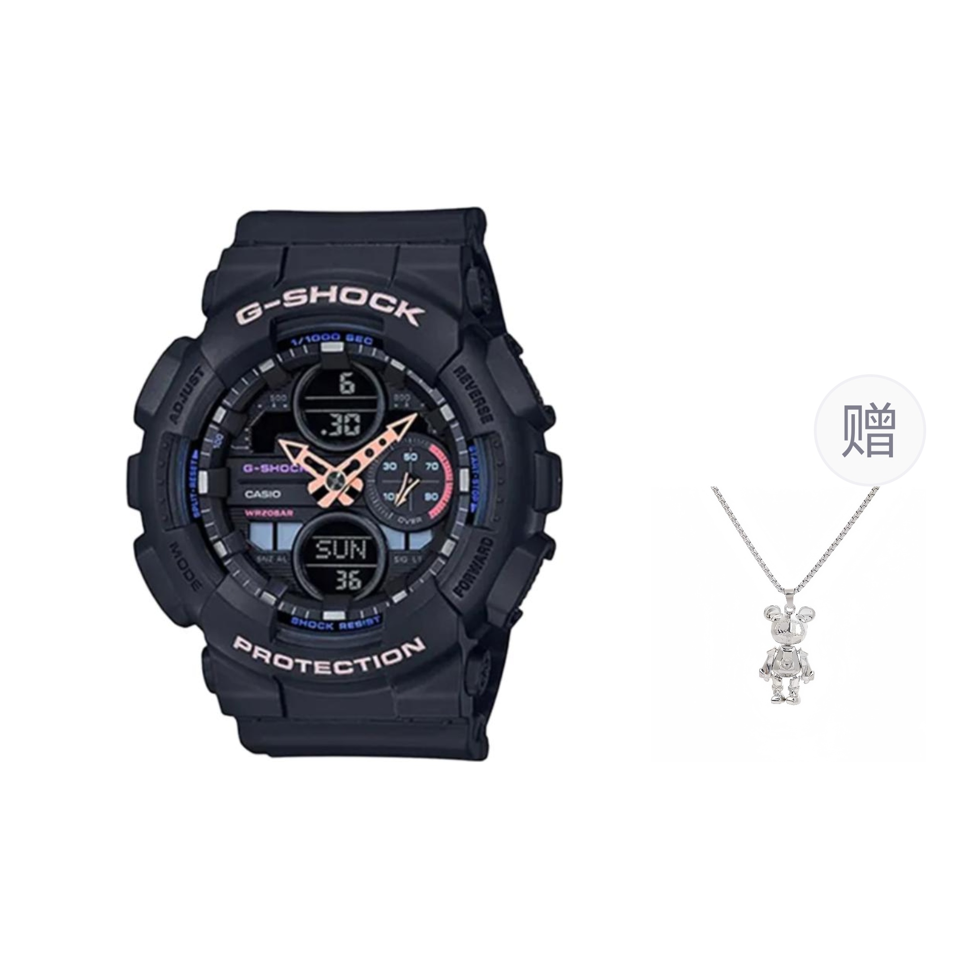 

G-SHOCK Часы G SHOCK Quartz Movement Watch Unisex Black Dial, Black