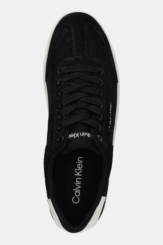 Замшевые кроссовки LOW CUPSOLE LACEUP SU Calvin Klein, черный — фото 4