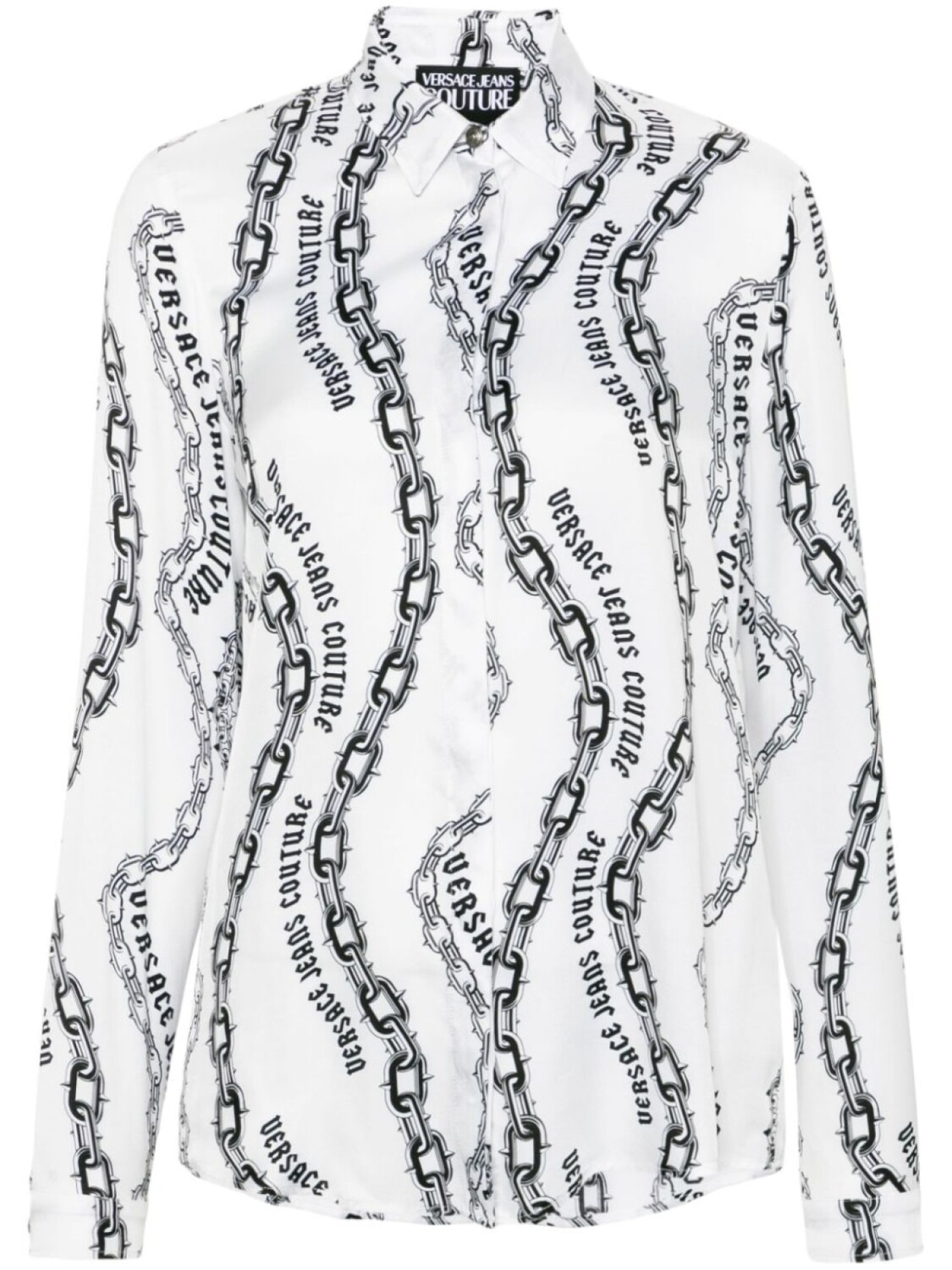 

Versace Jeans Couture рубашка с принтом, белый