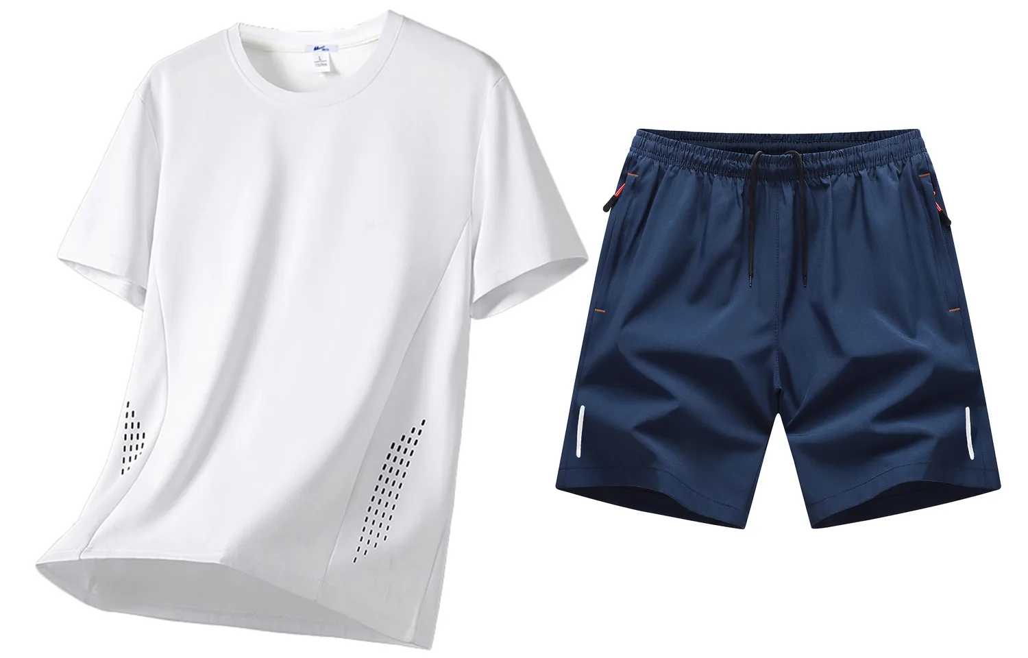 Коллекция "Riding The Wind" спортивная одежда унисекс WARRIOR, 821 White+890 Blue (Clothing Sets)