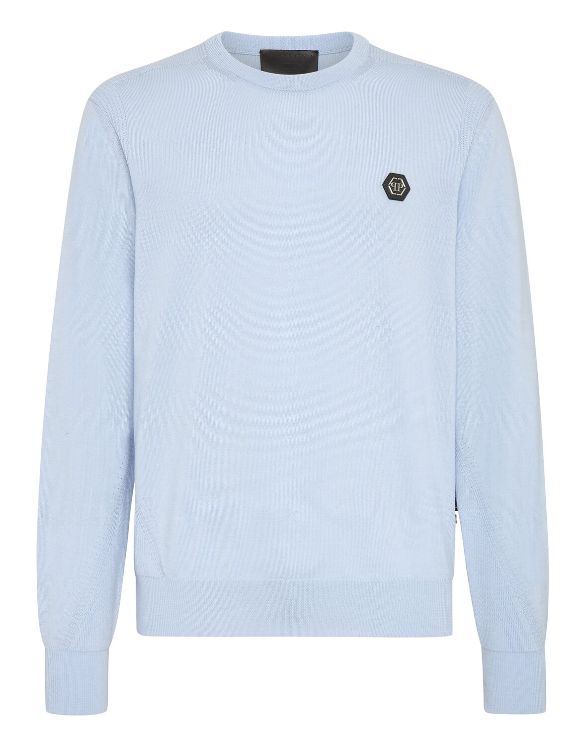 

Пуловер с круглым вырезом LS Philipp Plein, цвет Light Blue