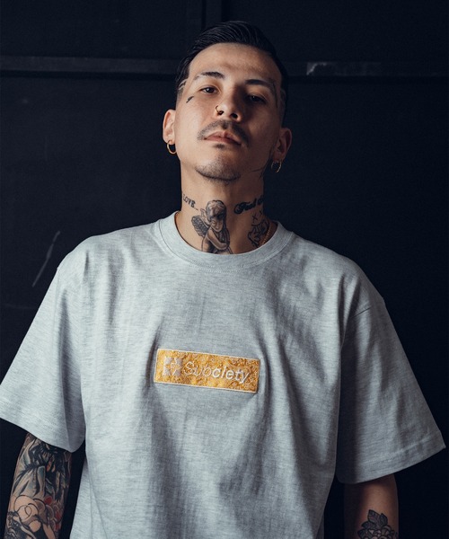 

Футболка с принтом пейсли Subciety, пепельный