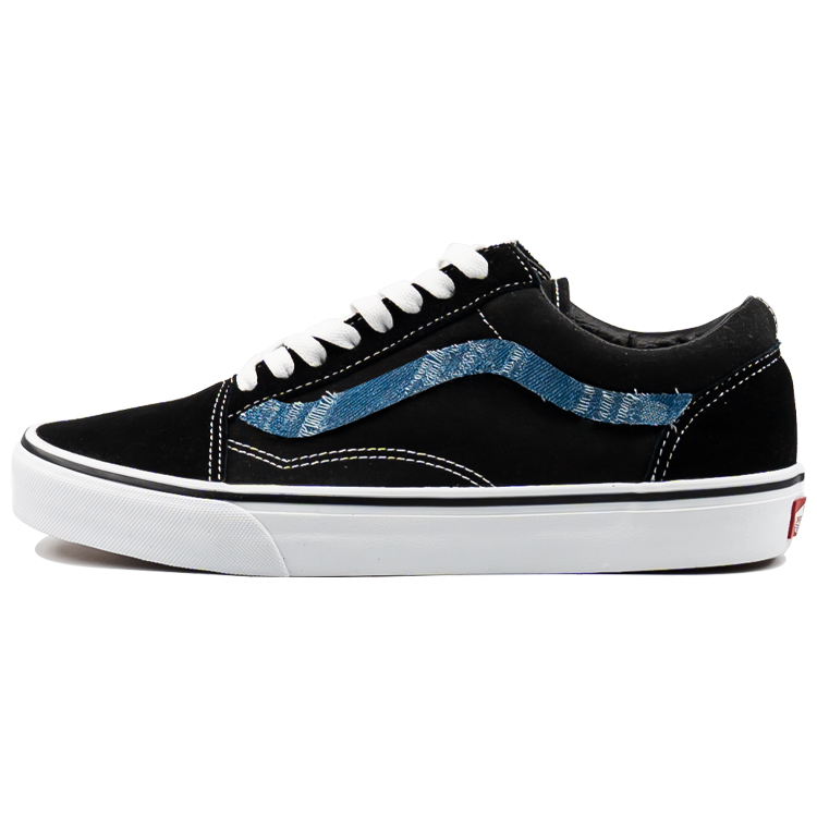 

Кроссовки Vans Old Skool Skateboarding Shoes Unisex Low-top Black/Blue, черный