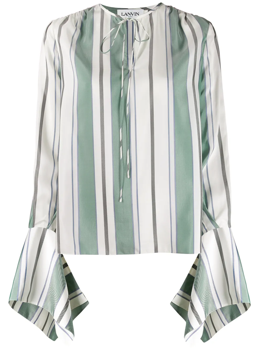 

Блузка в полоску Lanvin, зеленый