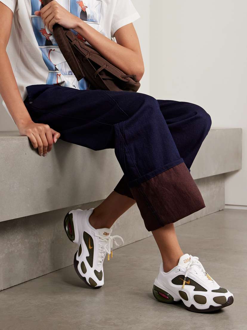 Кроссовки Veneda Carter Air Max Muse из кожи с сетчатой отделкой Nike, белый — фото 2