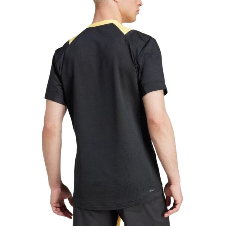 Футболка HEAT.RDY Pro мужская желтая Adidas, желтый — фото 3