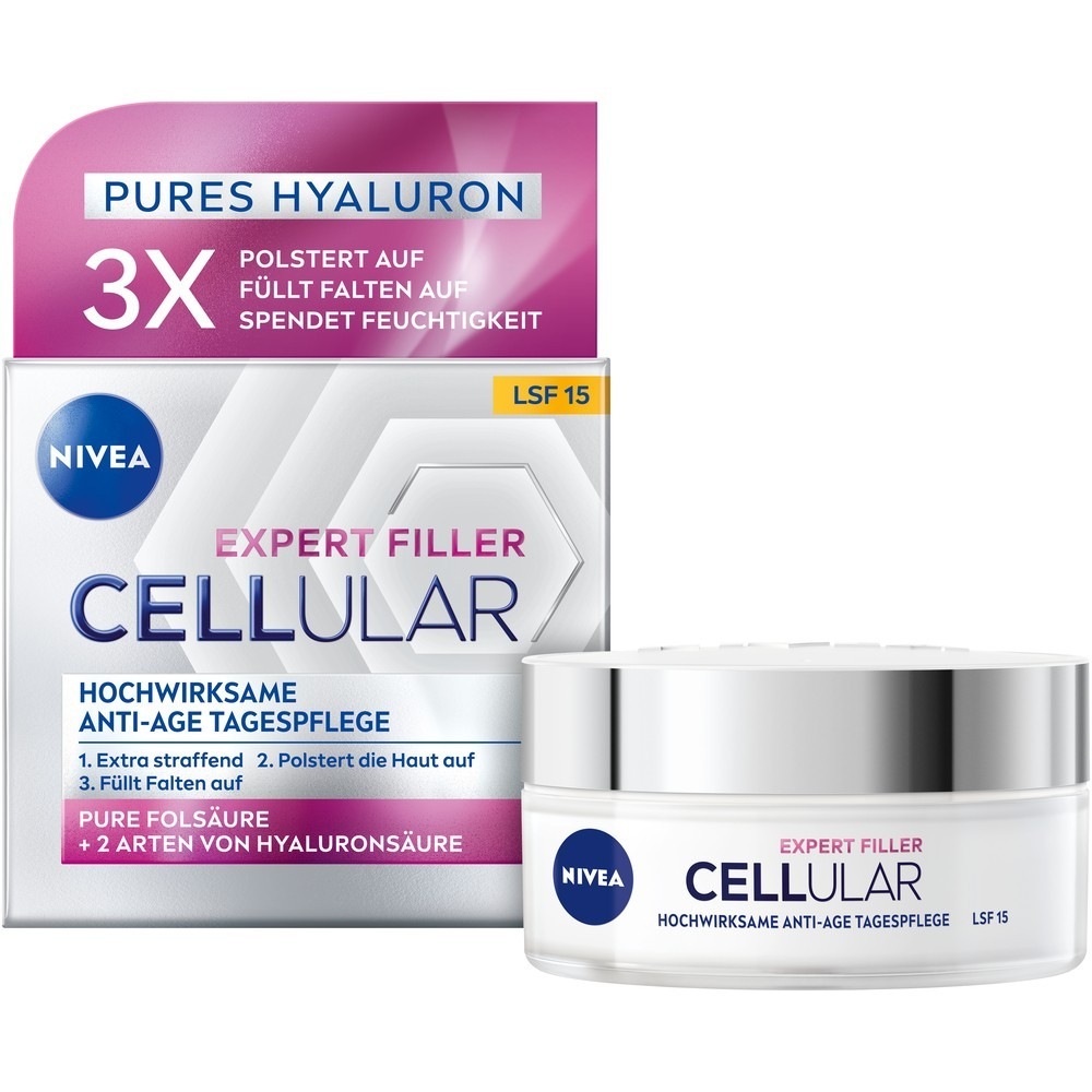 

Дневной крем cellular expert filler hochwirksame anti-age lsf 15 Nivea, количество 1 шт.
