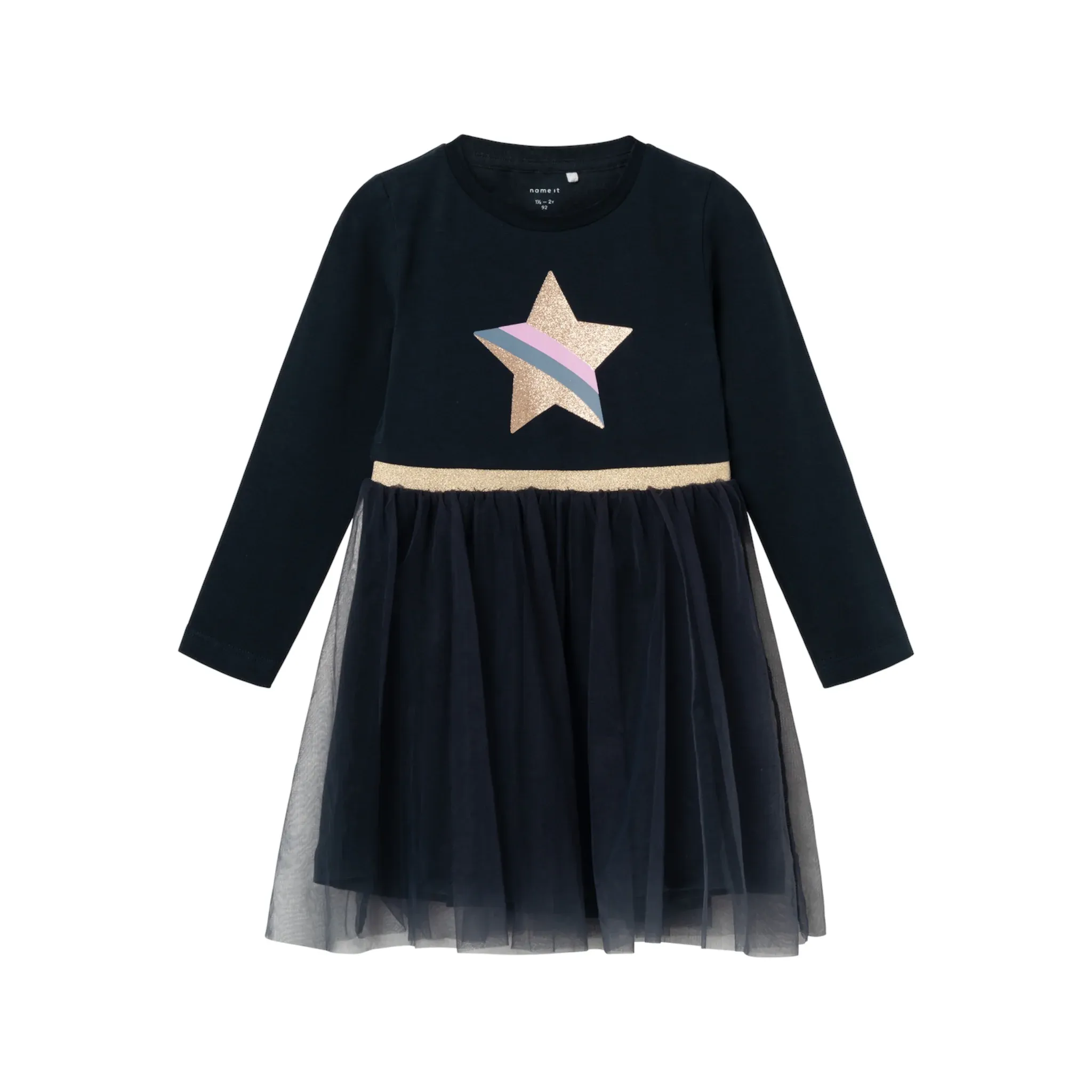 

Платье из тюля Name It «NMFNASTAR LS DRESS», цвет Dark Sapphire