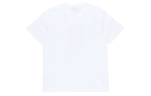Футболка wj t gfx logo series printing sports round neck short sleeve white Adidas, белый — фото 2