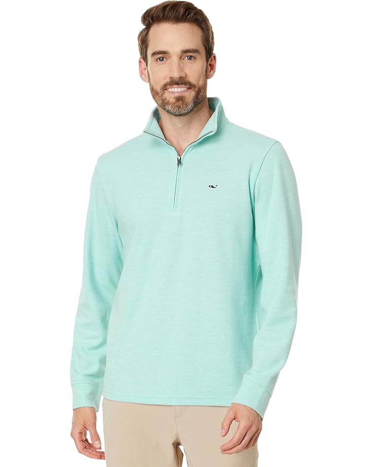 

Толстовка Vineyard Vines Saltwater Quarter Zip, цвет Aqua Haze