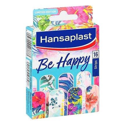 

16 полосок для пальцев Hansaplast be Happy #2 Цветные пластыри