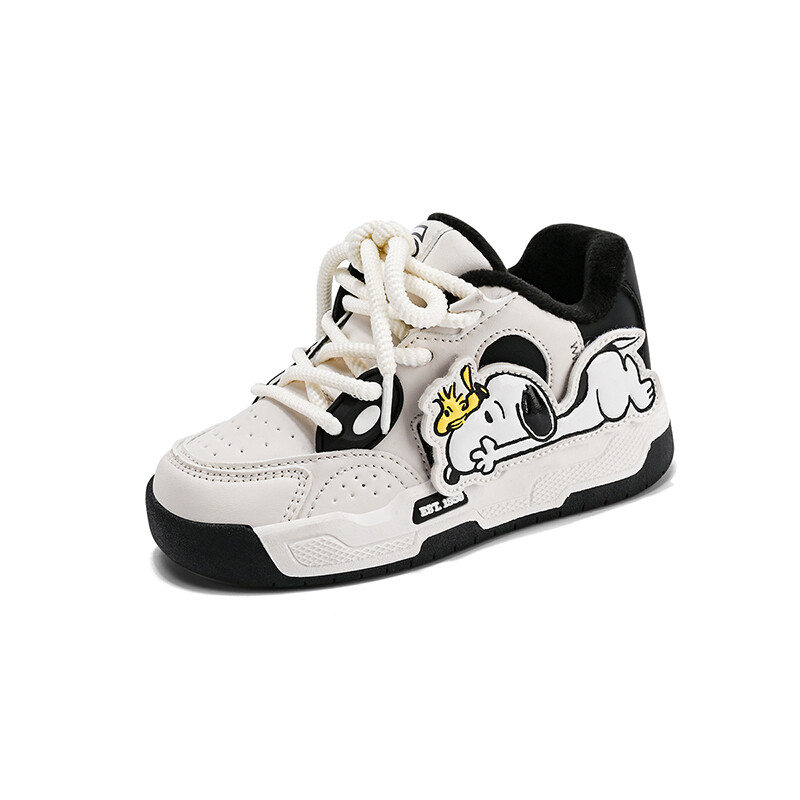 Кроссовки Snoopy Kids Lifestyle Shoes Kids Low-top, бежевый/черный — фото 3
