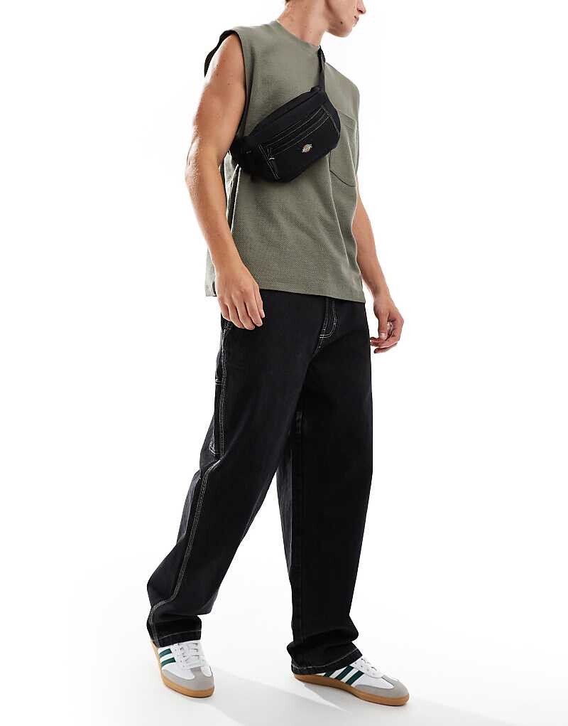

Черные мешковатые джинсы Dickies Madison