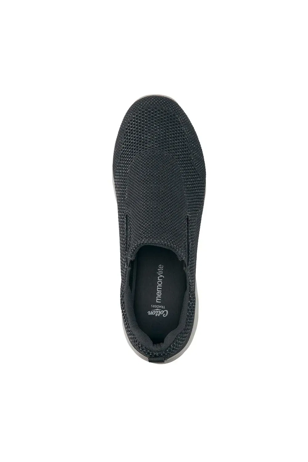 Кроссовки Memorylite Slip On Cotton Traders, серый — фото 2