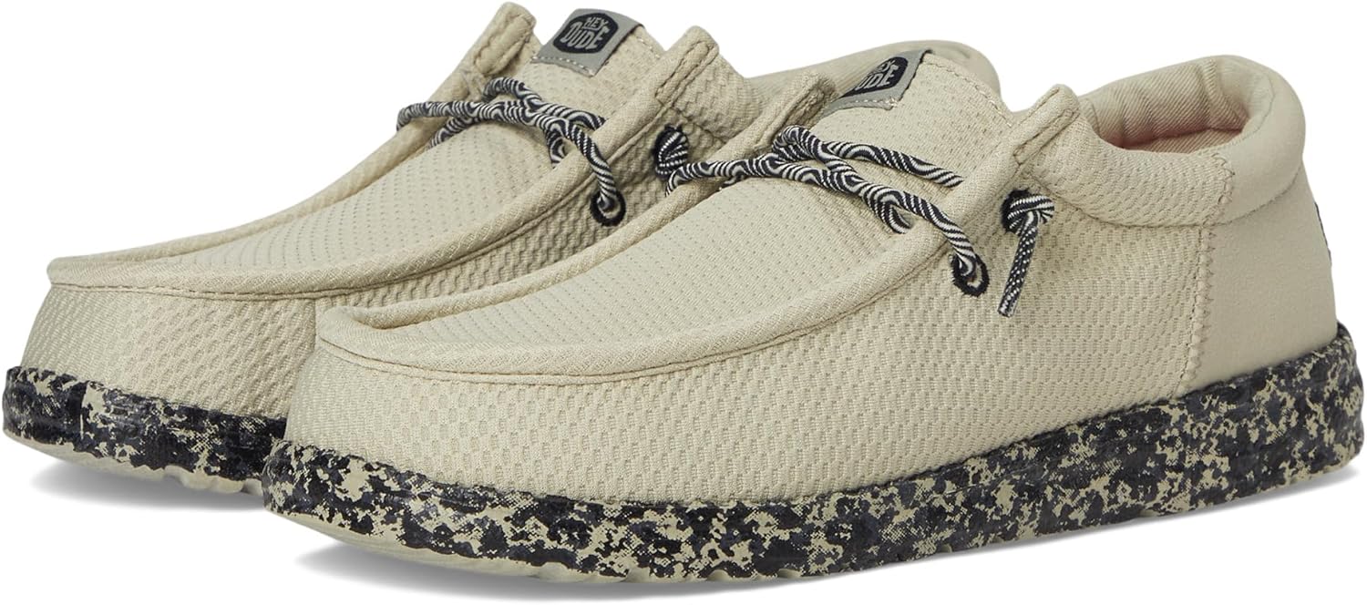 

Кроссовки HEYDUDE Mens Wally Funk Nu Splatter (Little Kid/Big Kid), Stone