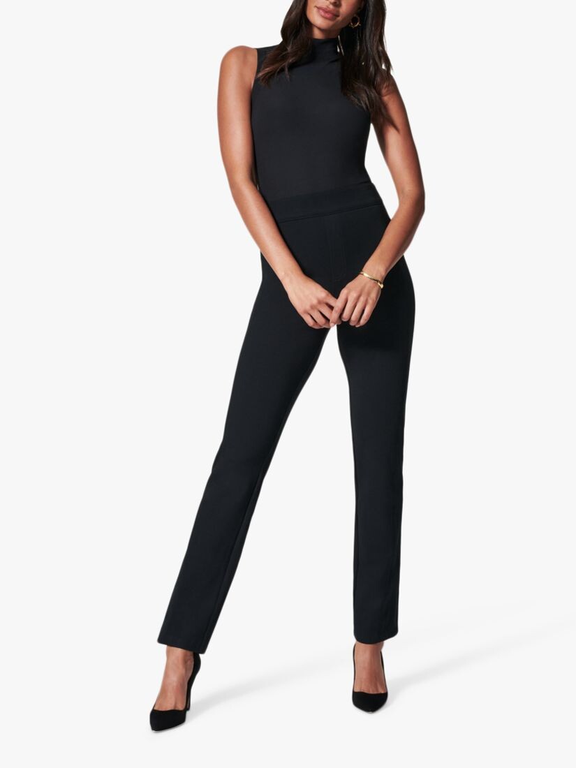 

Узкие прямые брюки Spanx, классический черный