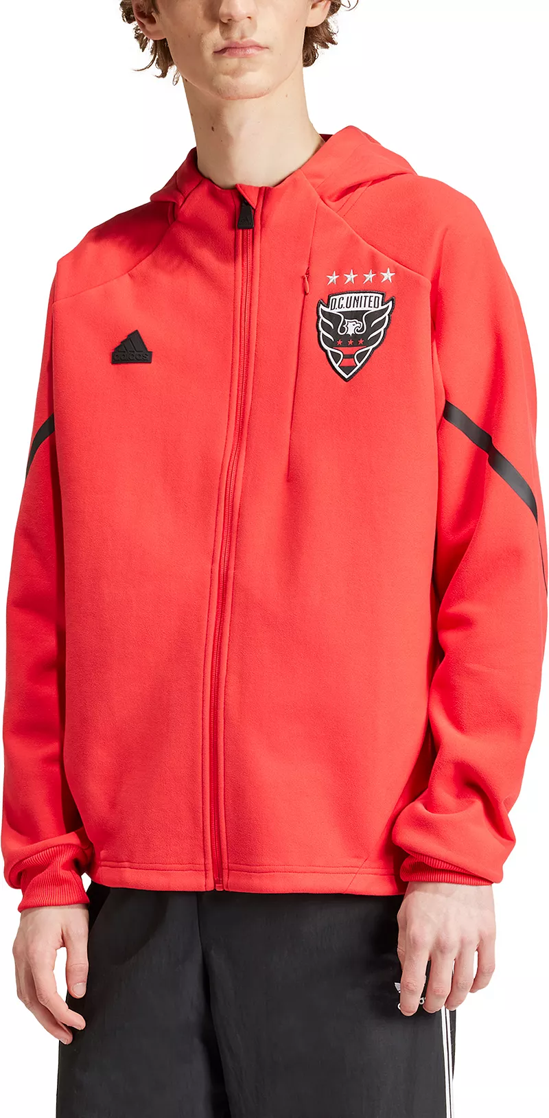 

Красная предматчевая куртка Adidas Adult DC United 2024 Anthem