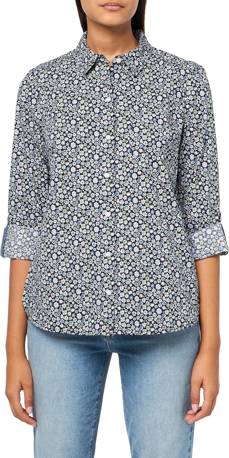 

Классическое женское поло с коротким рукавом Tommy Hilfiger, Sky Captain Multi