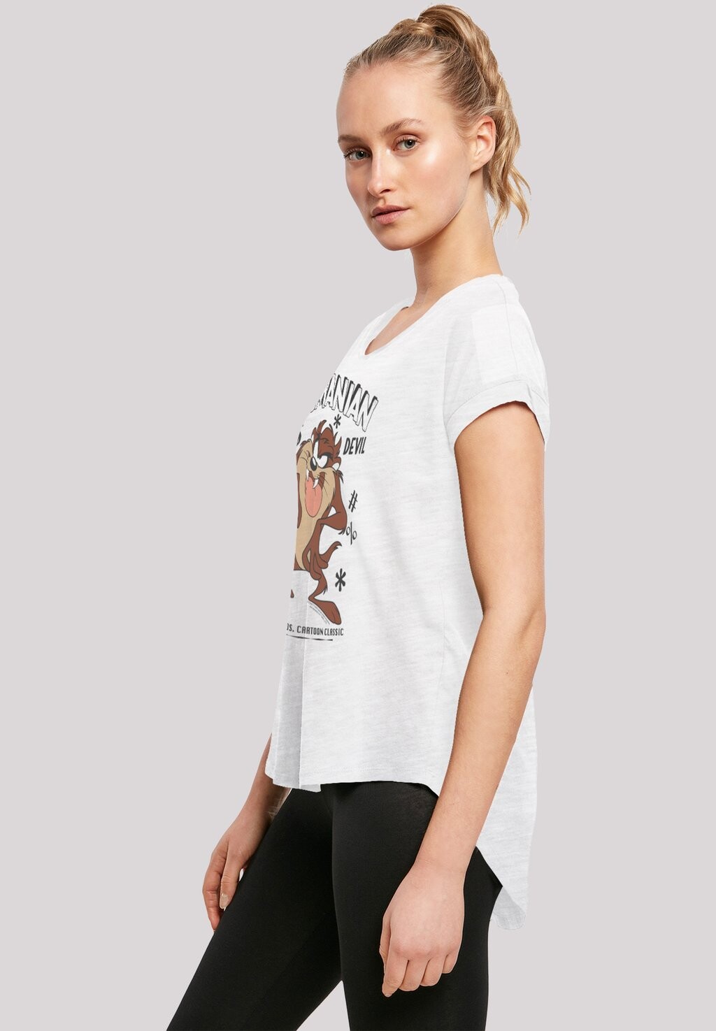

Футболка с принтом LOONEY TUNES TAZ VINTAGE TASMANIAN DEVIL CARTOO F4NT4STIC, белый