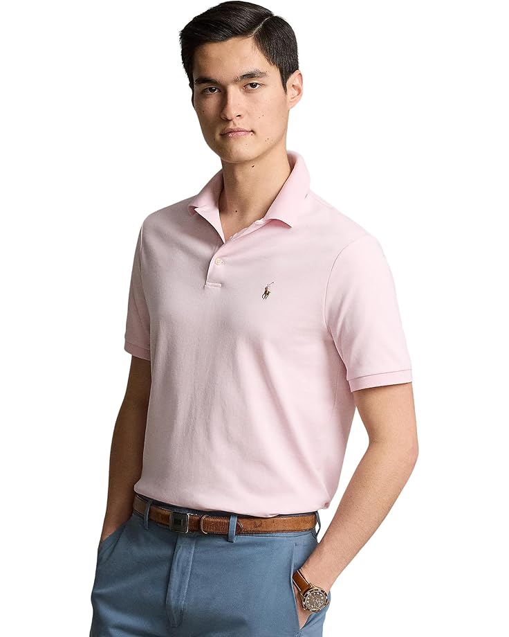 

Поло Polo Ralph Lauren Classic Fit Soft Cotton Polo Shirt, цвет Hint Of Pink